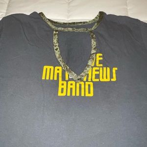Dave Matthews Band custom concert gray T-shirt